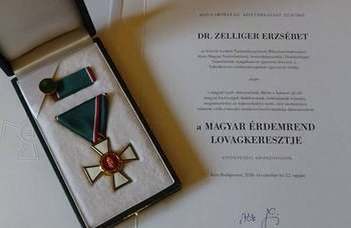 Zelliger Erzsébet állami kitüntetésben részesült