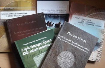 Magyar Névtani Értekezések sorozat